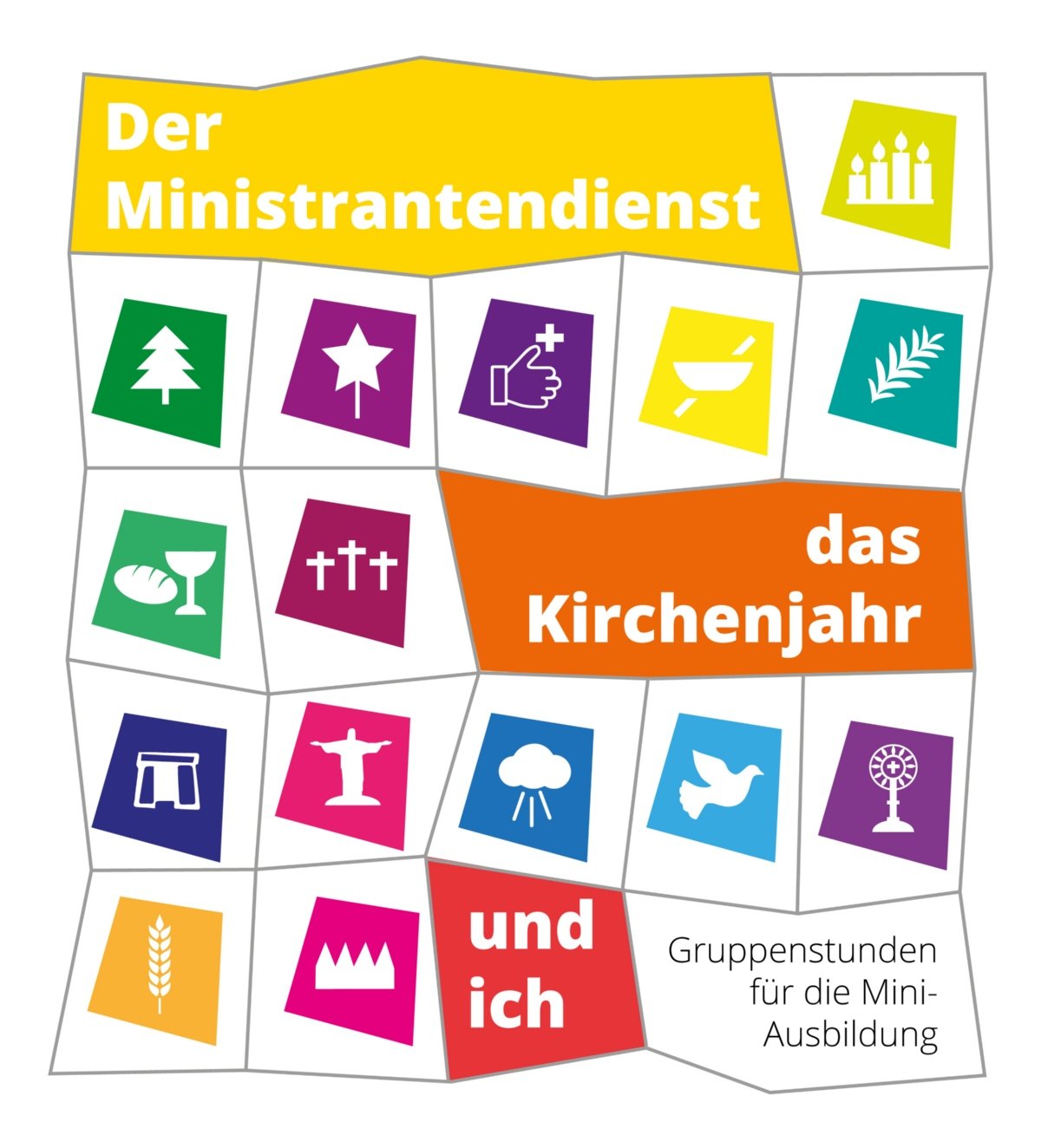 Der Ministrantendienst, das Kirchenjahr und ich (Arbeitshilfe 2022) (c) Erbzistum Bamberg / Bistum Regensburg / Bistum Würzburg