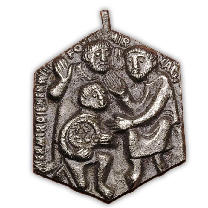 afj alte Ministranten-Plakette